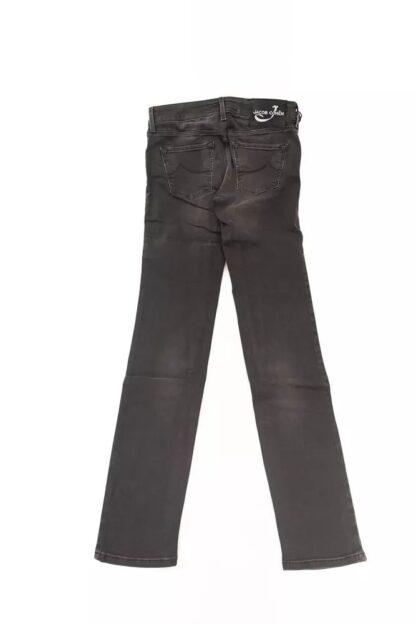 Jacob Cohen - Sleek Black Slim-Fit Designer Jeans