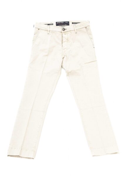 Jacob Cohen - Elegant Silver Chino Model Trousers