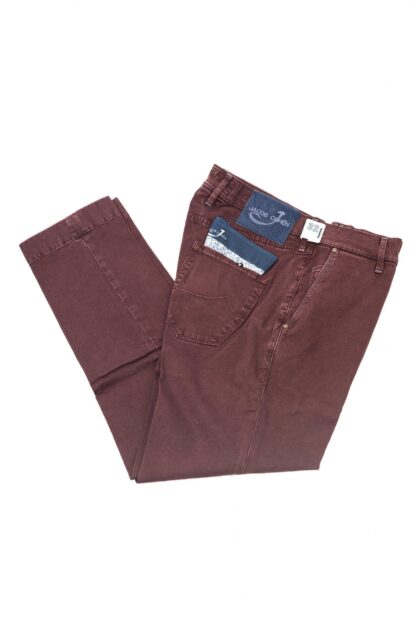 Jacob Cohen - Elegant Burgundy Chino Model Jeans