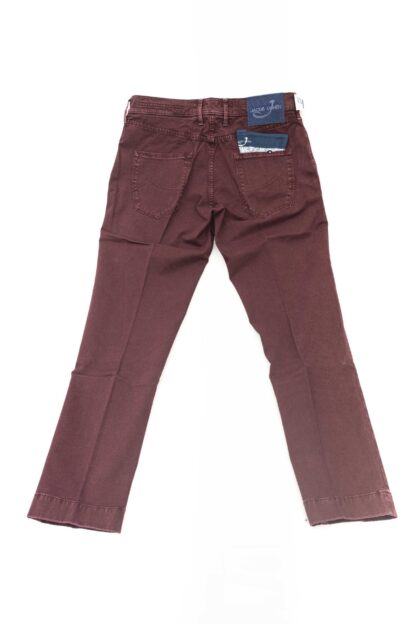 Jacob Cohen - Elegant Burgundy Chino Model Jeans