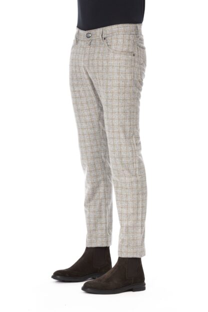 Jacob Cohen - Elegant Checkered 5-Pocket Trousers