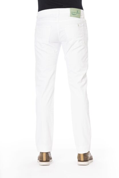 Jacob Cohen - Chic White Pony Skin Label Jeans