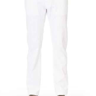 Jacob Cohen - White Cotton Men Jeans