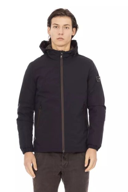 Baldinini Trend - Reversible Hooded Blue Jacket