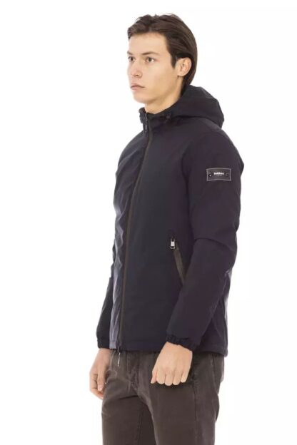 Baldinini Trend - Reversible Hooded Blue Jacket