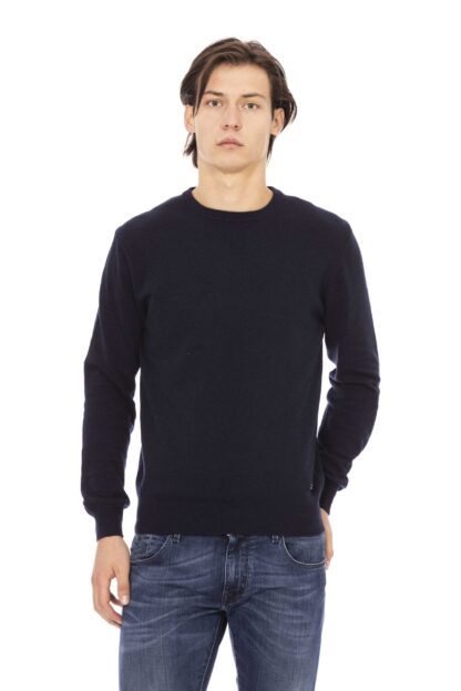 Baldinini Trend - Elegant Blue Crewneck Sweater