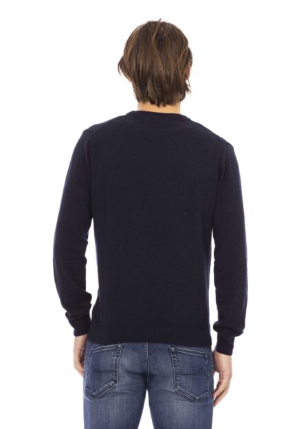 Baldinini Trend - Elegant Blue Crewneck Sweater