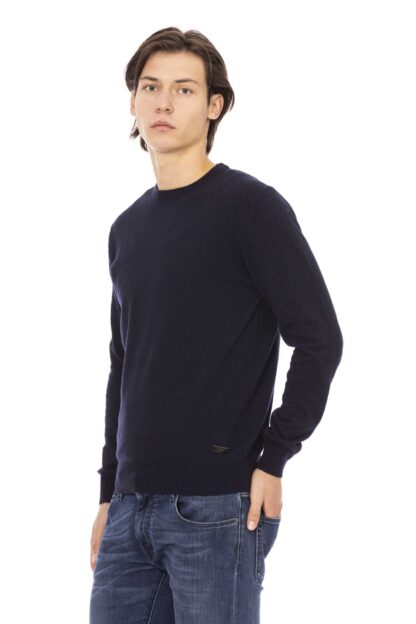 Baldinini Trend - Elegant Blue Crewneck Sweater