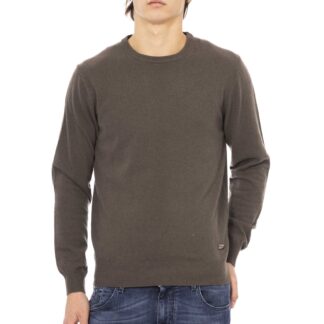 Baldinini Trend - Elegant Light-Blue Crewneck Sweater