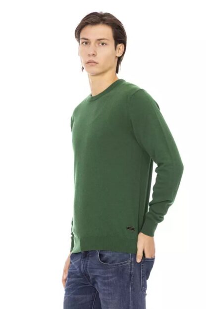 Baldinini Trend - Elegant Crewneck Sweater in Sumptuous Green