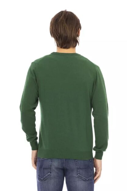 Baldinini Trend - Elegant Crewneck Sweater in Sumptuous Green