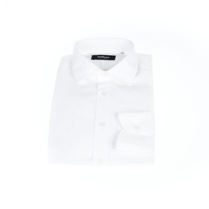 Baldinini Trend - Elegant White Slim Fit Italian Shirt