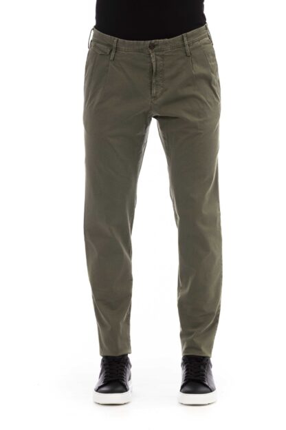 PT Torino - Sleek Army Men's Trousers for Everyday Elegance