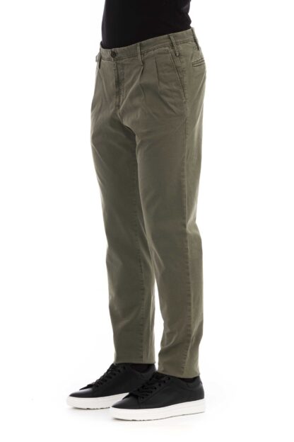 PT Torino - Sleek Army Men's Trousers for Everyday Elegance