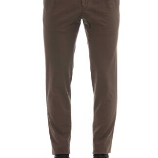 PT Torino - Beige Cotton Men Trouser