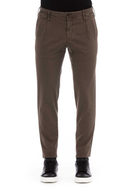 PT Torino - Elegant Brown Trousers for Sophisticated Men