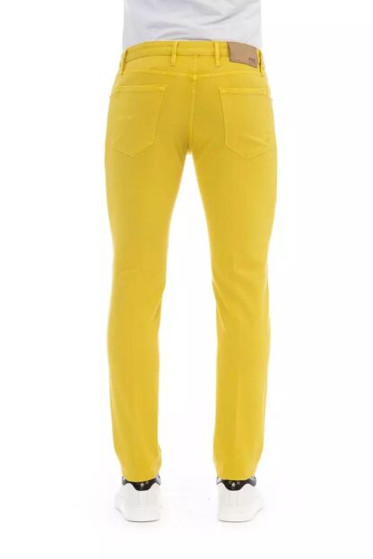 PT Torino - Chic Yellow Button-Up Men's Jeans