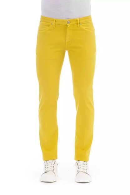 PT Torino - Chic Yellow Button-Up Men's Jeans