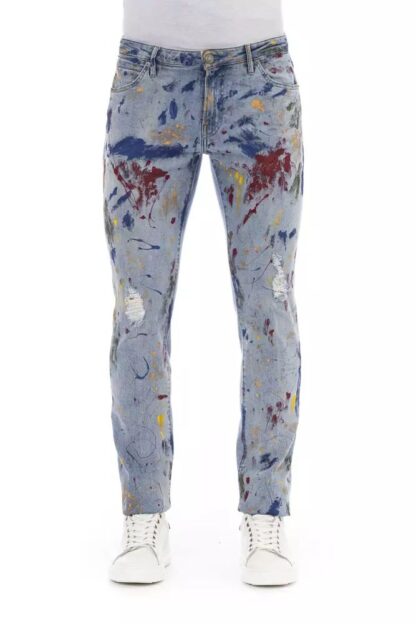 PT Torino - Trendsetting Skinny Splash Paint Jeans