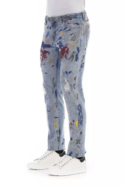 PT Torino - Trendsetting Skinny Splash Paint Jeans