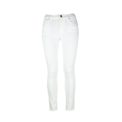 Jacob Cohen - Elegant White Gilda Ladies' Jeans with Pony Skin Patch