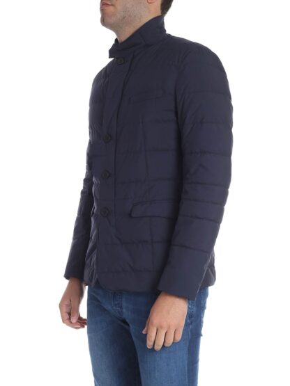 Herno - Elegant Blue Goose Down Jacket