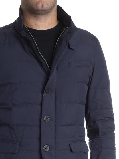 Herno - Elegant Blue Goose Down Jacket