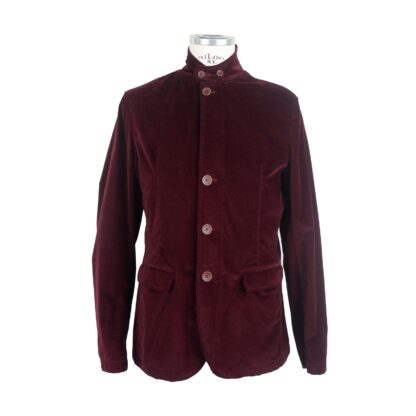 Herno - Elegant Red Cotton Velvet Jacket