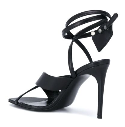 Off-White - Chic Black Decollete Leather Pumps