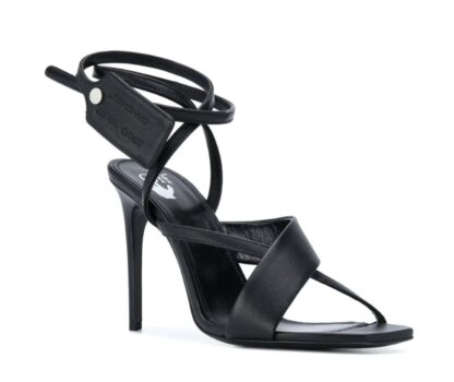 Off-White - Chic Black Decollete Leather Pumps