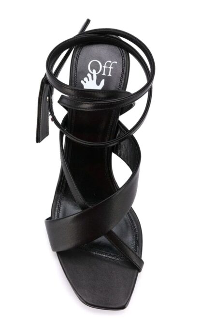 Off-White - Chic Black Decollete Leather Pumps