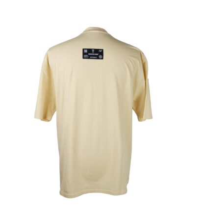 Diego Venturino - Beige Cotton Designer Statement Tee