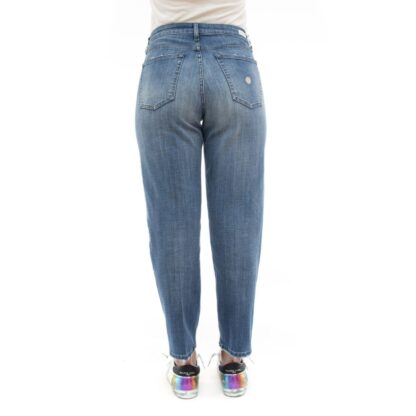 Don The Fuller - Elegant High Waist Blue Women's Jeans