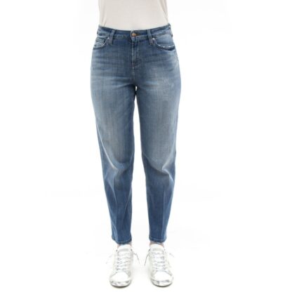 Don The Fuller - Elegant High Waist Blue Women's Jeans