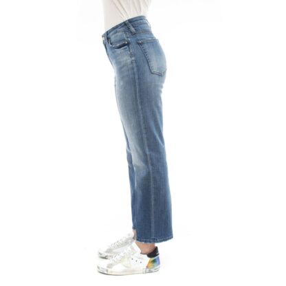 Don The Fuller - Elegant High Waist Blue Women's Jeans