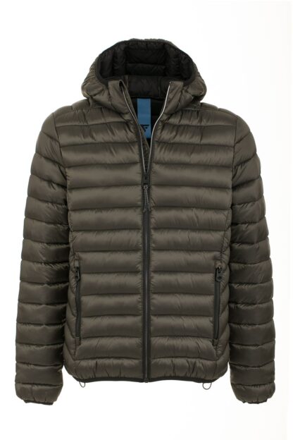 Fred Mello - Elegant Quilted Hooded Men's Jacket