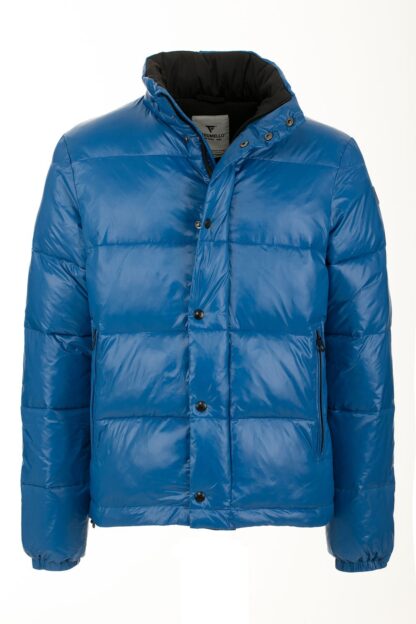 Fred Mello - Chic Men's Down Jacket with Retractable Hood