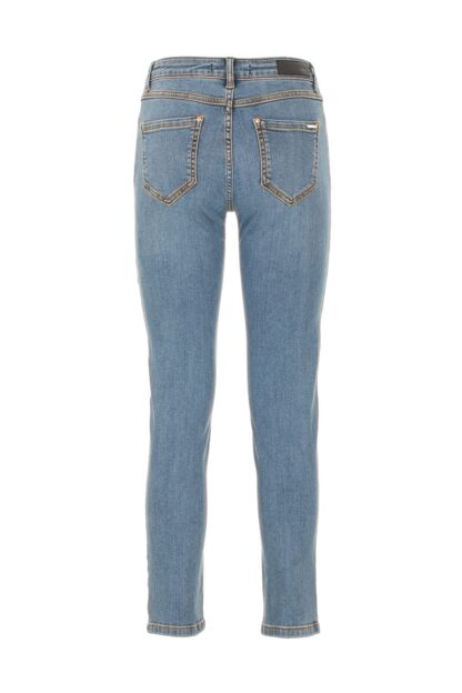 Imperfect - Chic Light Blue Elasticized Denim