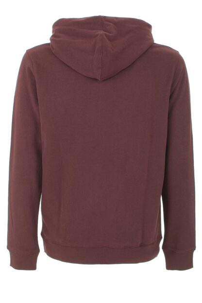 Fred Mello - Radiant Red Cotton Hoodie with Logo Accent