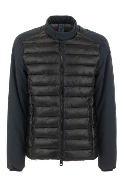 Fred Mello - Sleek Black Jacket with Logo Detail