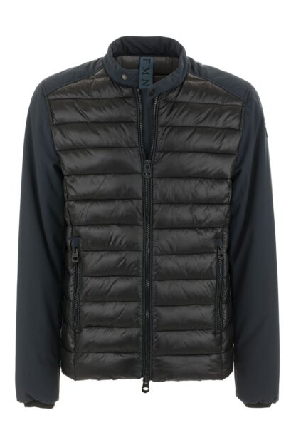 Fred Mello - Sleek Black Jacket with Logo Detail