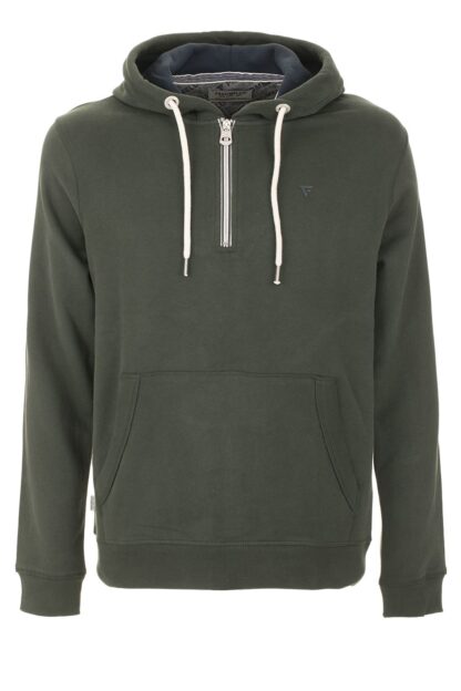 Fred Mello - Classic Green Zip Hoodie For Men