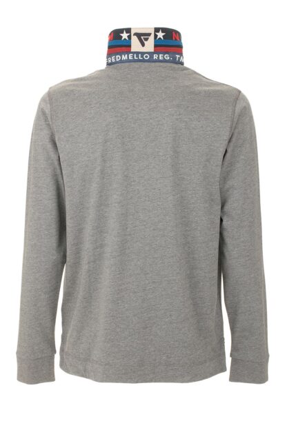 Fred Mello - Elegant Gray Cotton Polo Shirt