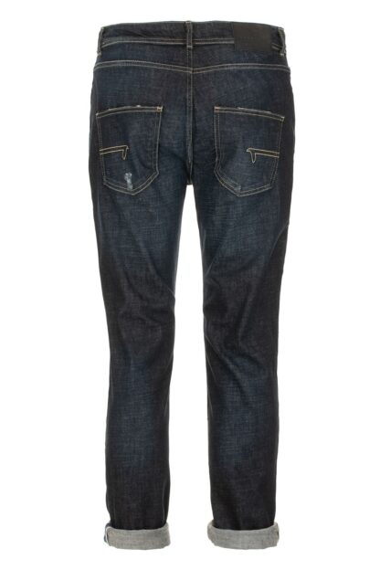 Fred Mello - Torn Dark Blue Fashion Jeans for Men