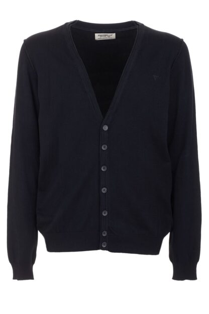 Fred Mello - V-Neck Buttoned Knitted Cardigan