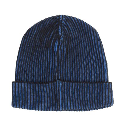 Fred Mello - Striped Embossed Men's Cap - Blue and Black