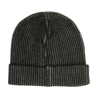 Fred Mello - Sophisticated Striped Men's Ribbed Beanie