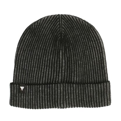 Fred Mello - Sophisticated Striped Men's Ribbed Beanie