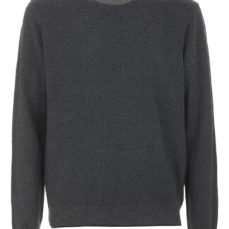 Fred Mello - Chic Melange Blue Crewneck Sweater for Men