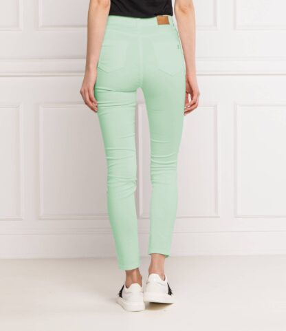 Silvian Heach - Chic Light Green Slim Fit Women's Jeans